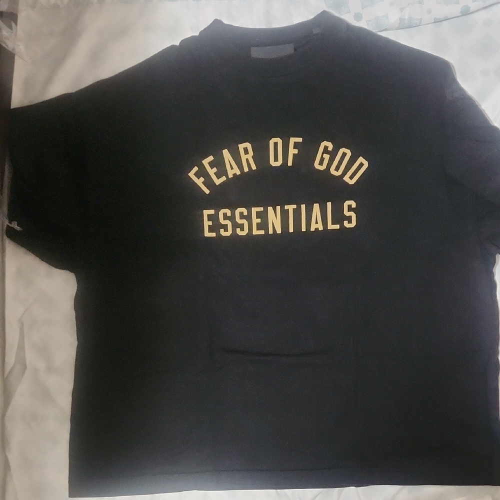 Fear of God Essentials Black T-Shirt